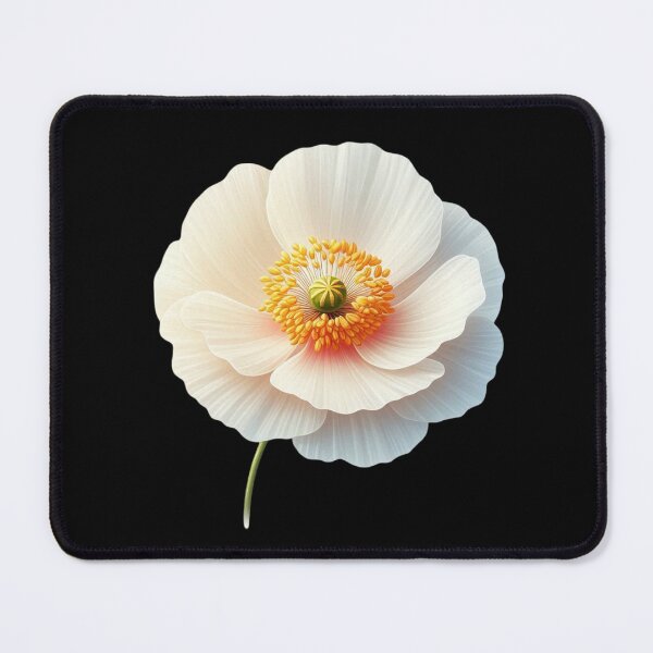 Item preview, Elegant White Poppy Blossom designed and sold by Munsonlookfor.