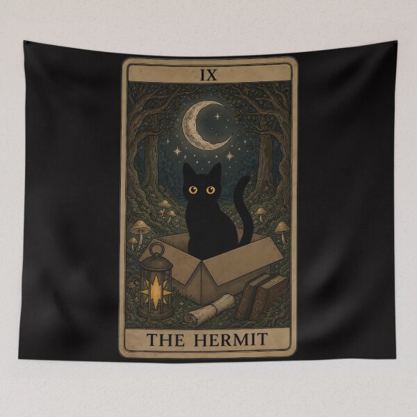 Item preview, The Hermit Cat Lovers designed and sold by PurrfectHome.