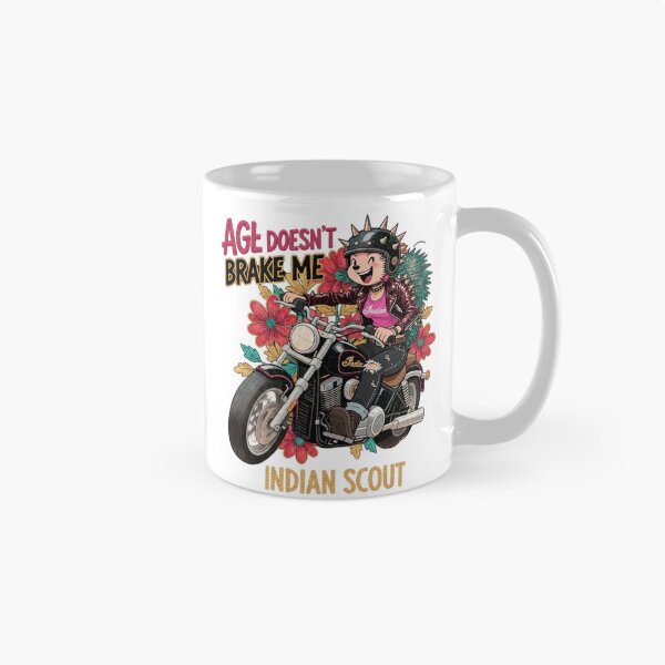 Item preview, AGE DOESN'T BRAKE ME - INDIAN SCOUT: designed and sold by Hellulandia - no nää ny vaa o tämmöne.