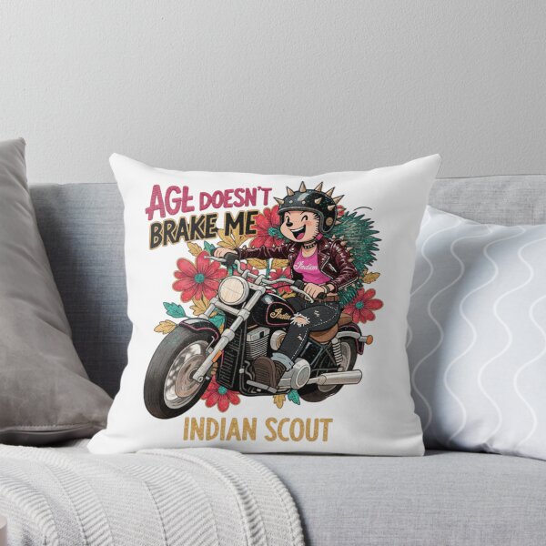 Item preview, AGE DOESN'T BRAKE ME - INDIAN SCOUT:   designed and sold by Hellulandia - no nää ny vaa o tämmöne.