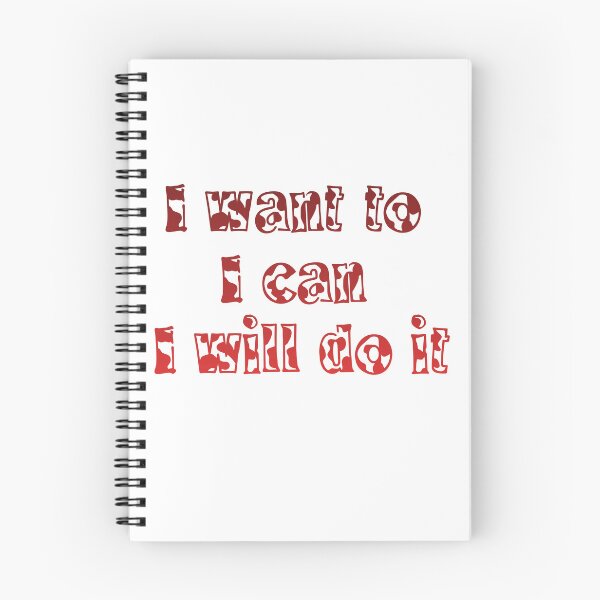 Item preview, I Want To, I Can, I Will Do It.  designed and sold by Dinasshop.