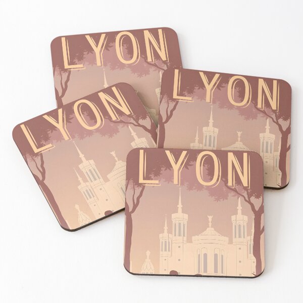 Item preview, Retro Lyon Landmark Poster  designed and sold by RogahnModesta.