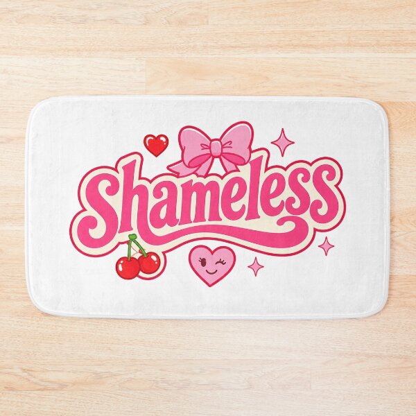 Item preview, Shameless Cute Girly Typography Design designed and sold by RedCircleArt.