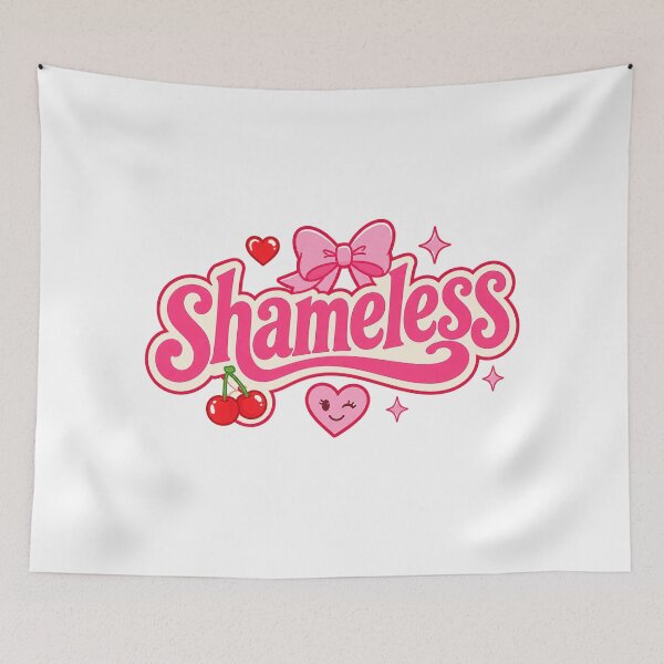 Item preview, Shameless Cute Girly Typography Design designed and sold by RedCircleArt.