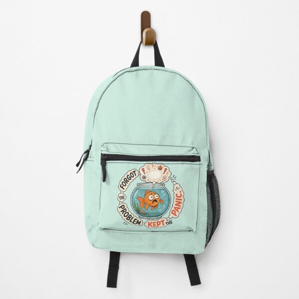 Item preview, Anxious Goldfish Panic and Overthinking Humor designed and sold by Gentlestate.