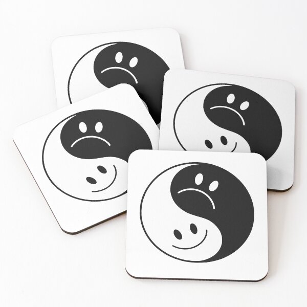 Item preview, Yin Yang Smiley Faces designed and sold by jkrphoto.