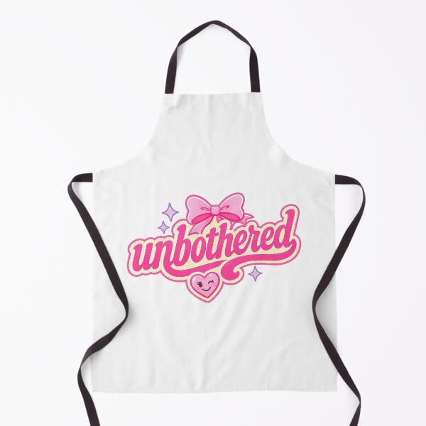 Item preview, Unbothered Cute Girly Typography Design designed and sold by RedCircleArt.