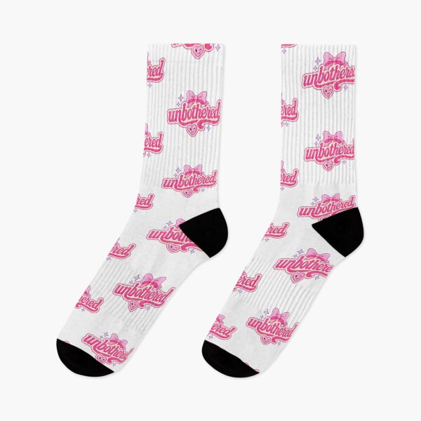 Item preview, Unbothered Cute Girly Typography Design designed and sold by RedCircleArt.