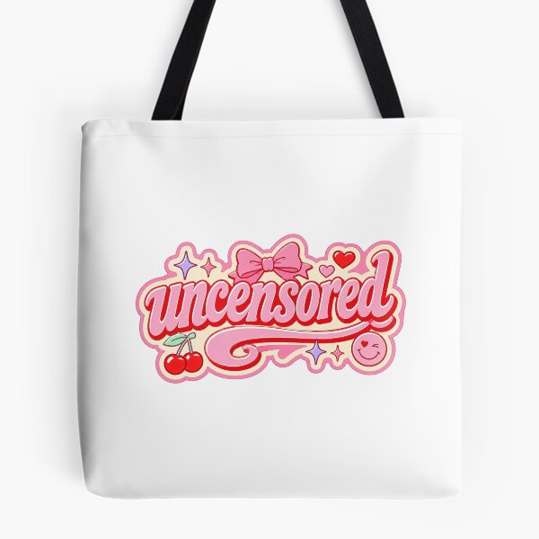 Item preview, Uncensored Cute Girly Typography Design designed and sold by RedCircleArt.