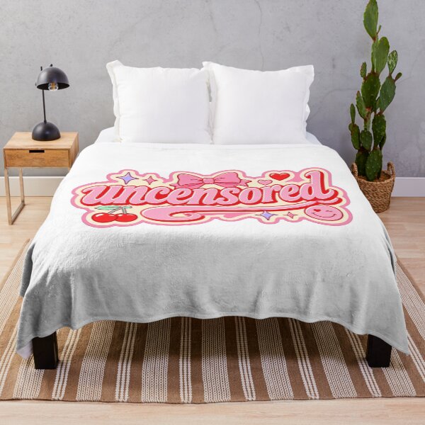 Item preview, Uncensored Cute Girly Typography Design designed and sold by RedCircleArt.