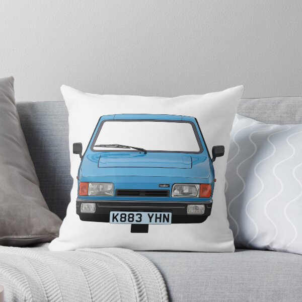 Item preview, blue 3 wheeled retro British car robin designed and sold by Theoldgirl900.