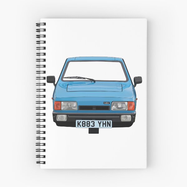 Item preview, blue 3 wheeled retro British car robin designed and sold by Theoldgirl900.