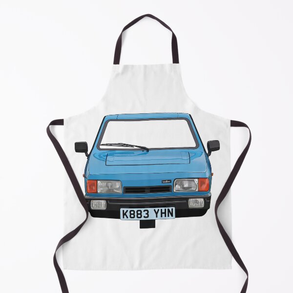 Item preview, blue 3 wheeled retro British car robin designed and sold by Theoldgirl900.