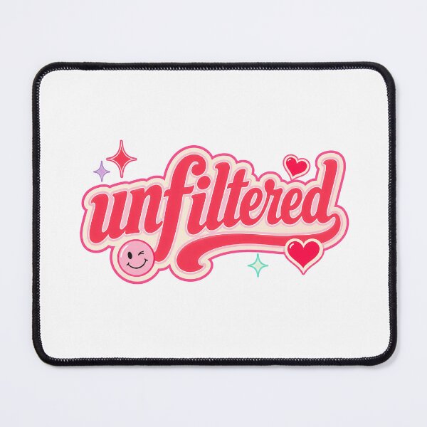 Item preview, Unfiltered Cute Girly Typography Design designed and sold by RedCircleArt.