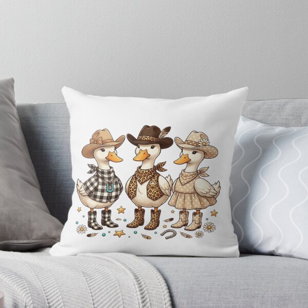 Item preview, Cozy Country Cowgirl Ducks Squad Western Leopard Print Cowboy Boots designed and sold by raedattia.
