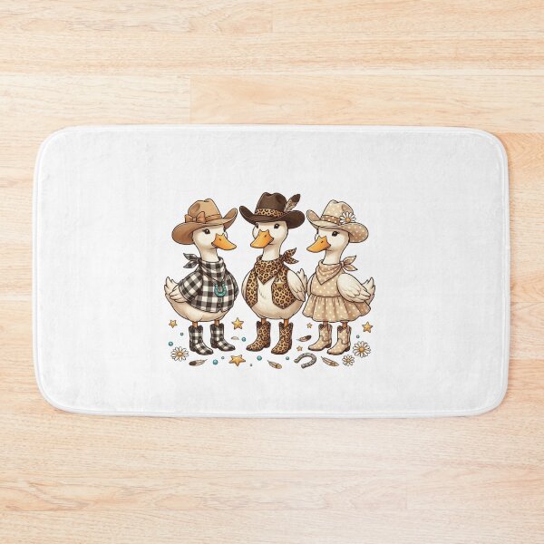 Item preview, Cozy Country Cowgirl Ducks Squad Western Leopard Print Cowboy Boots designed and sold by raedattia.
