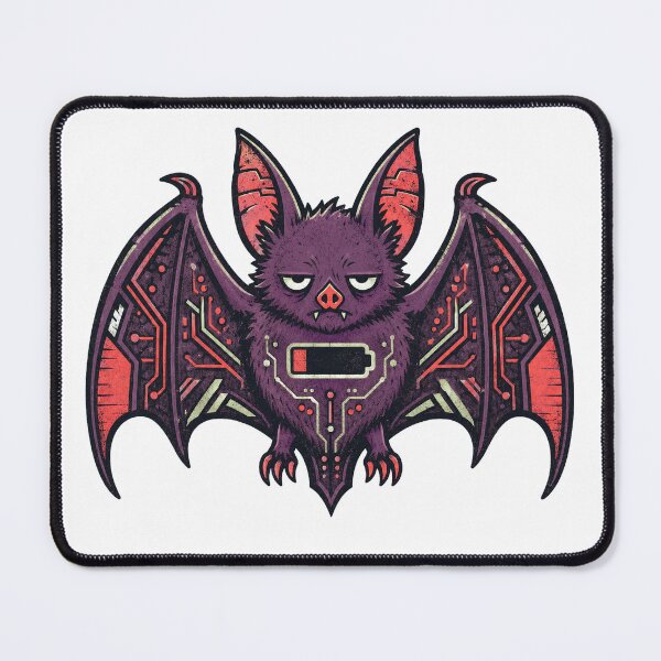 Item preview, Low-Battery Bat – Power Warning Creature designed and sold by yagniikd-.