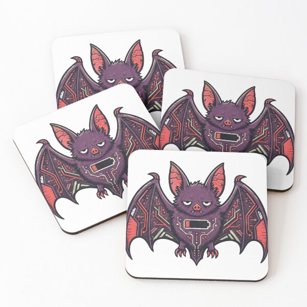 Item preview, Low-Battery Bat – Power Warning Creature designed and sold by yagniikd-.