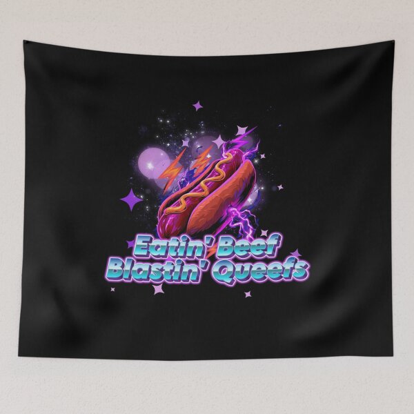 Item preview, Eatin Beef Blastin Queefs Funny Colorful Design For Woman designed and sold by DarkRelicStudio.