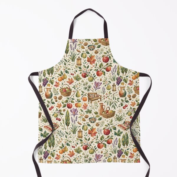 Item preview, Kashmir Apple Orchard & Saffron Fields Seamless Pattern designed and sold by OpenDreamArts.