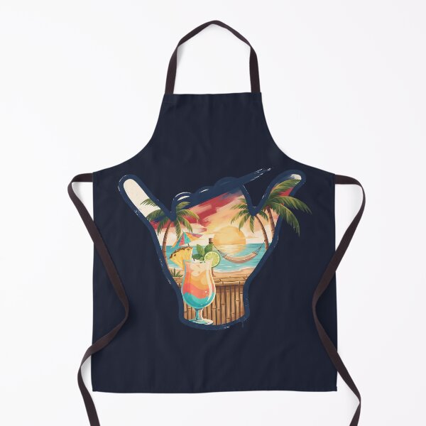 Item preview, USA Shaka Sunset Beach Bar Tropical Cocktail designed and sold by MythicCotton.
