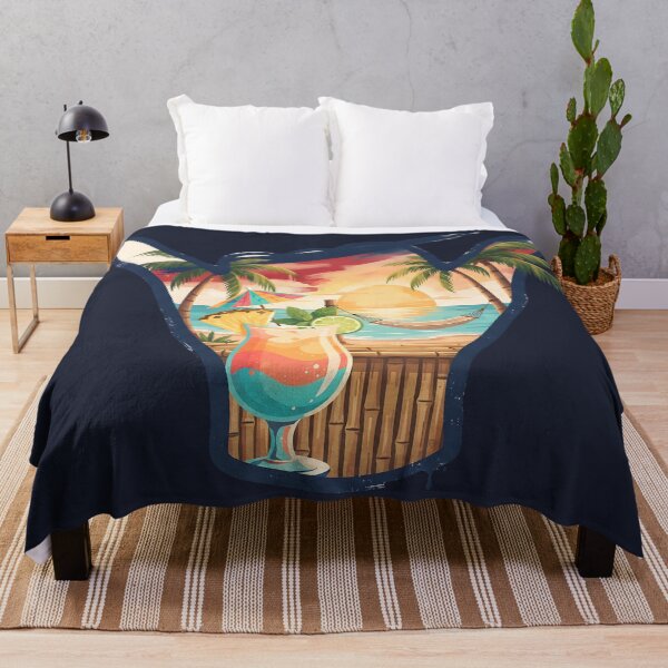 Item preview, USA Shaka Sunset Beach Bar Tropical Cocktail designed and sold by MythicCotton.