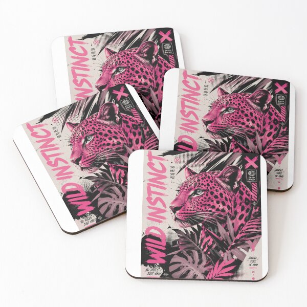 Item preview, Neon Leopard Wild Instinct Art designed and sold by DKSH1234.