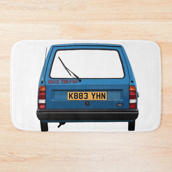Item preview, Dick Turpin blue 3 wheeled retro British car robin designed and sold by Theoldgirl900.