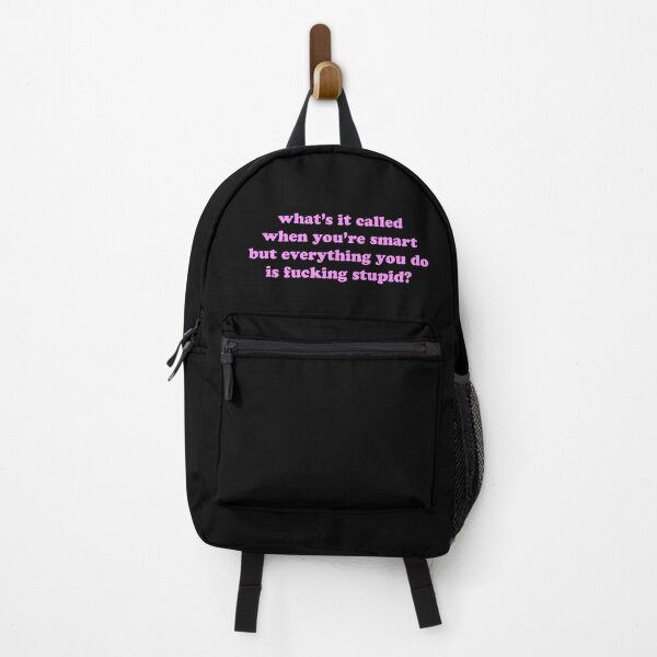 Item preview, What’s It Called When You’re Smart But Everything You Do Is Fucking Stupid Funny Quote designed and sold by JVLIETTA.