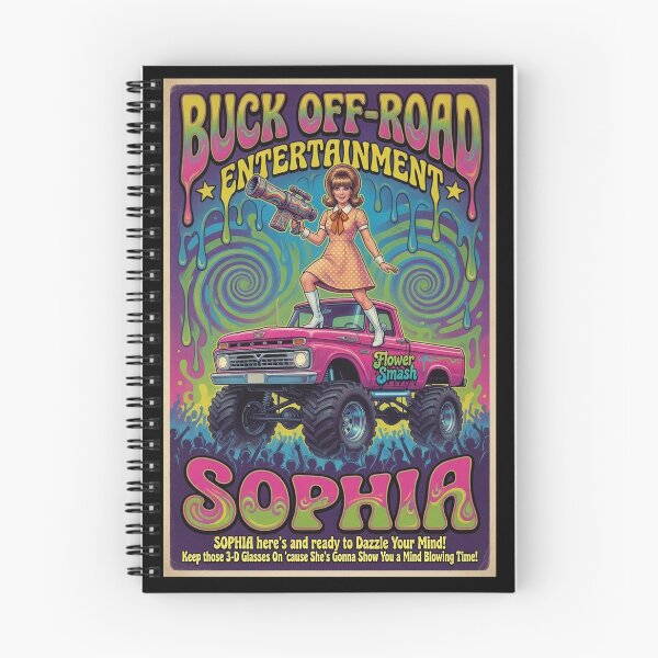 Item preview, Buck Off-Road: Psychedelic 60s - SOPHIA  designed and sold by PESCORAN.