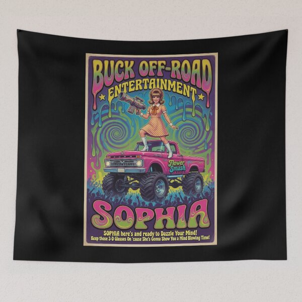Item preview, Buck Off-Road: Psychedelic 60s - SOPHIA  designed and sold by PESCORAN.
