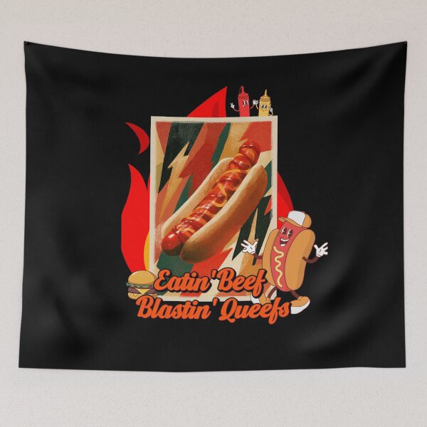 Item preview, Eatin Beef Blastin Queefs Funny Colorful Design For Woman designed and sold by DarkRelicStudio.