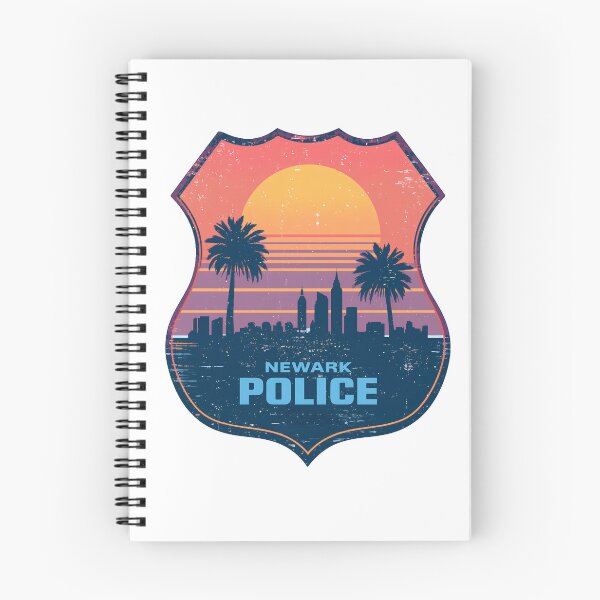 Item preview, Newark Police Sunset Badge T-Shirt, Newark City Police Gift, Retro Law Enforcement Graphic Tee designed and sold by pawsome purrfect.