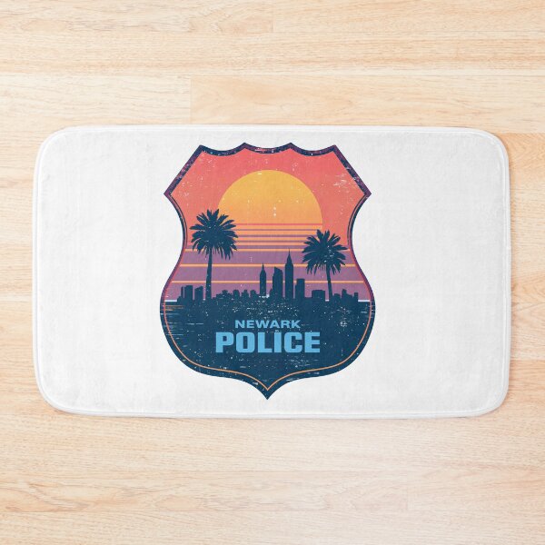 Item preview, Newark Police Sunset Badge T-Shirt, Newark City Police Gift, Retro Law Enforcement Graphic Tee designed and sold by pawsome purrfect.
