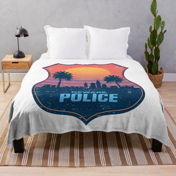 Item preview, Newark Police Sunset Badge T-Shirt, Newark City Police Gift, Retro Law Enforcement Graphic Tee designed and sold by pawsome purrfect.