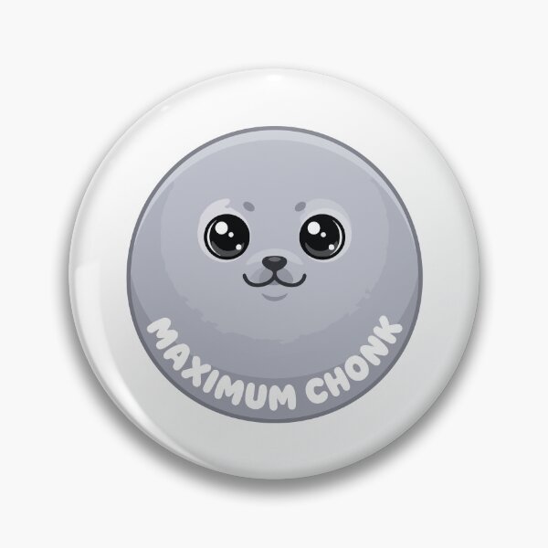 Item preview, Maximum Chonk Baikal Seal Kawaii Nerpa Meme designed and sold by Arc2020.
