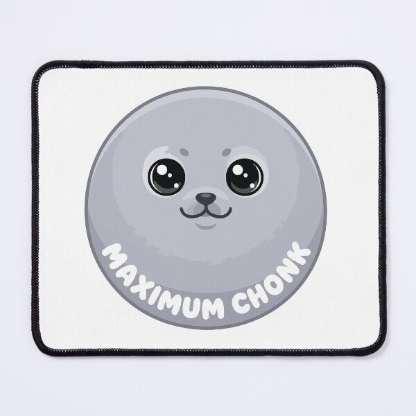 Item preview, Maximum Chonk Baikal Seal Kawaii Nerpa Meme designed and sold by Arc2020.