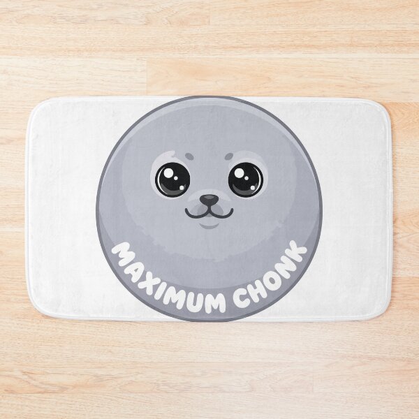 Item preview, Maximum Chonk Baikal Seal Kawaii Nerpa Meme designed and sold by Arc2020.