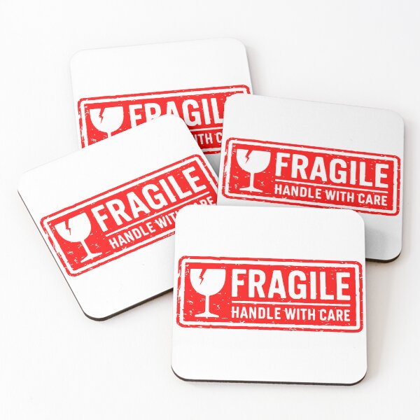Item preview, Fragile Handle With Care Grunge Stamp designed and sold by VectorForge Studio.