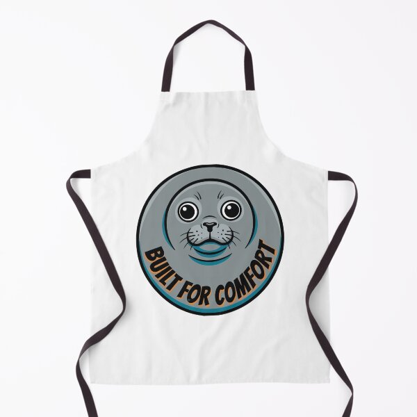 Item preview, Built For Comfort Round Nerpa Baikal Seal Pop Art designed and sold by Arc2020.