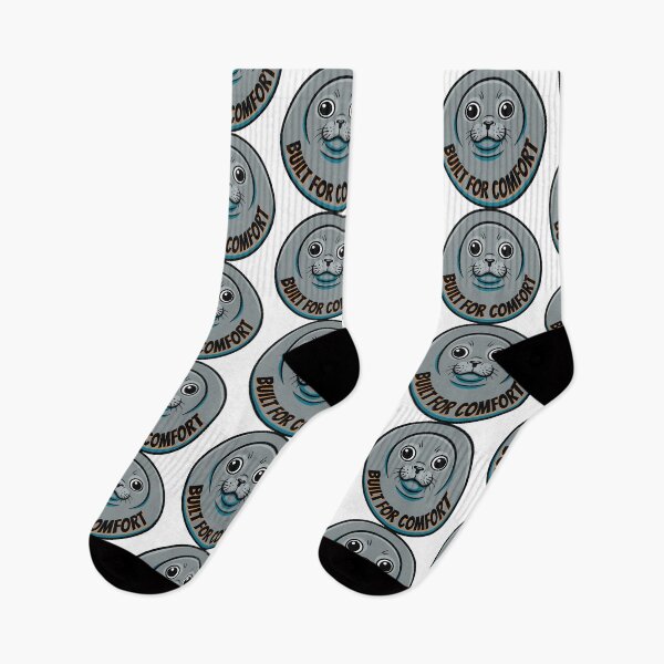 Item preview, Built For Comfort Round Nerpa Baikal Seal Pop Art designed and sold by Arc2020.