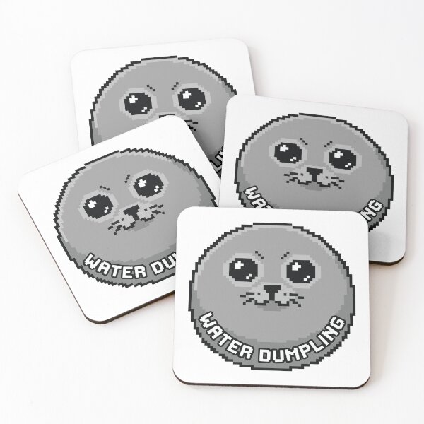Item preview, Water Dumpling Pixel Art Baikal Seal Nerpa Meme designed and sold by Arc2020.