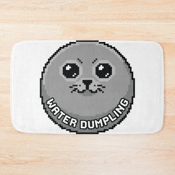 Item preview, Water Dumpling Pixel Art Baikal Seal Nerpa Meme designed and sold by Arc2020.