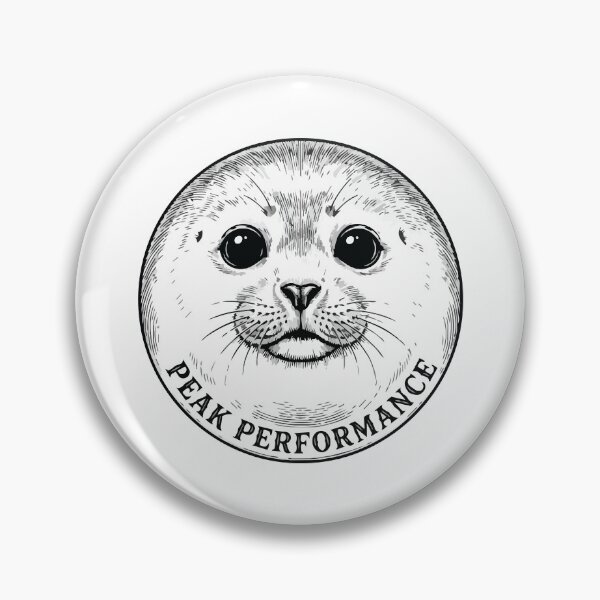 Item preview, Peak Performance Funny Baikal Seal Vintage Art Nerpa designed and sold by Arc2020.