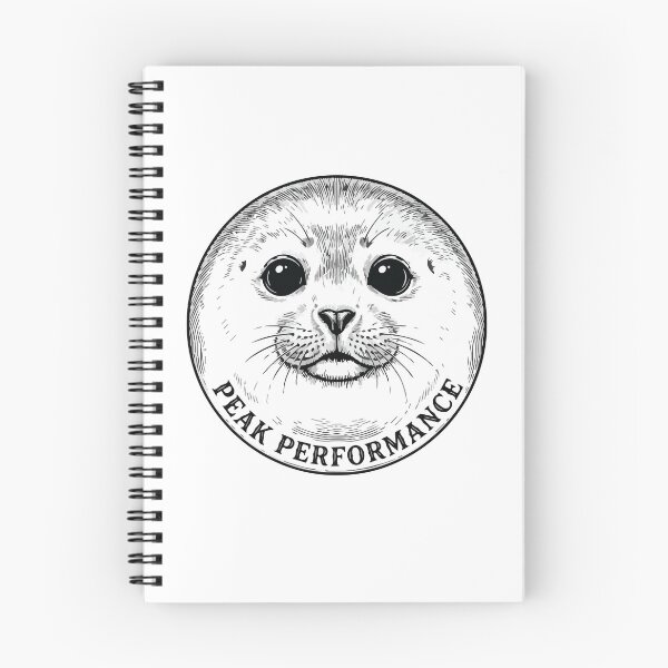 Item preview, Peak Performance Funny Baikal Seal Vintage Art Nerpa designed and sold by Arc2020.
