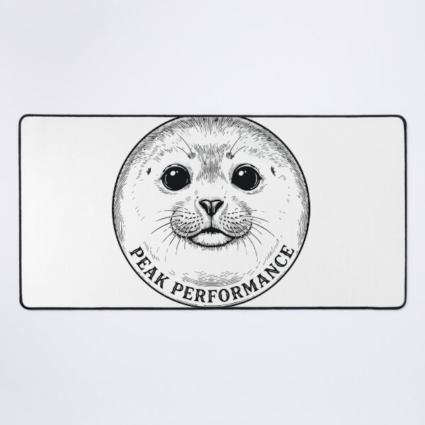 Item preview, Peak Performance Funny Baikal Seal Vintage Art Nerpa designed and sold by Arc2020.