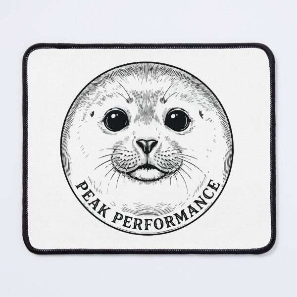 Item preview, Peak Performance Funny Baikal Seal Vintage Art Nerpa designed and sold by Arc2020.