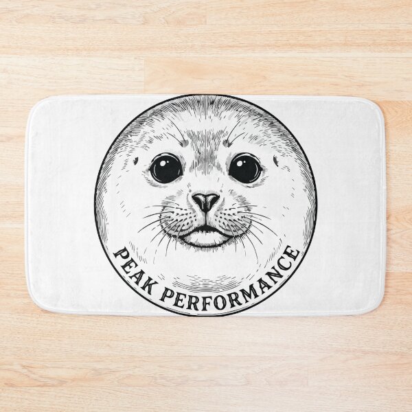 Item preview, Peak Performance Funny Baikal Seal Vintage Art Nerpa designed and sold by Arc2020.