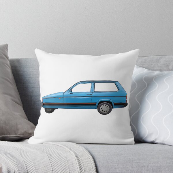 Item preview, blue 3 wheeled retro British car robin designed and sold by Theoldgirl900.