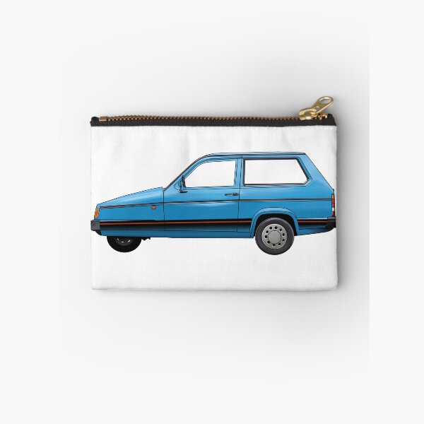 Item preview, blue 3 wheeled retro British car robin designed and sold by Theoldgirl900.